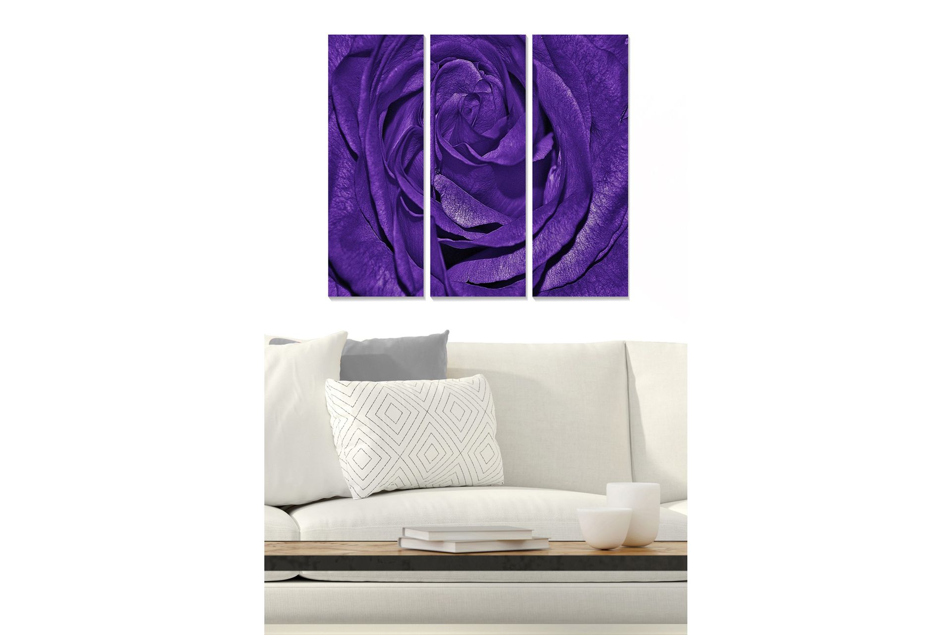 Tavla Floral 3-Pack Flerfärgad 20X50 Cm - 20x50 cm - Inredning & dekor - Tavlor & konst - Canvastavla