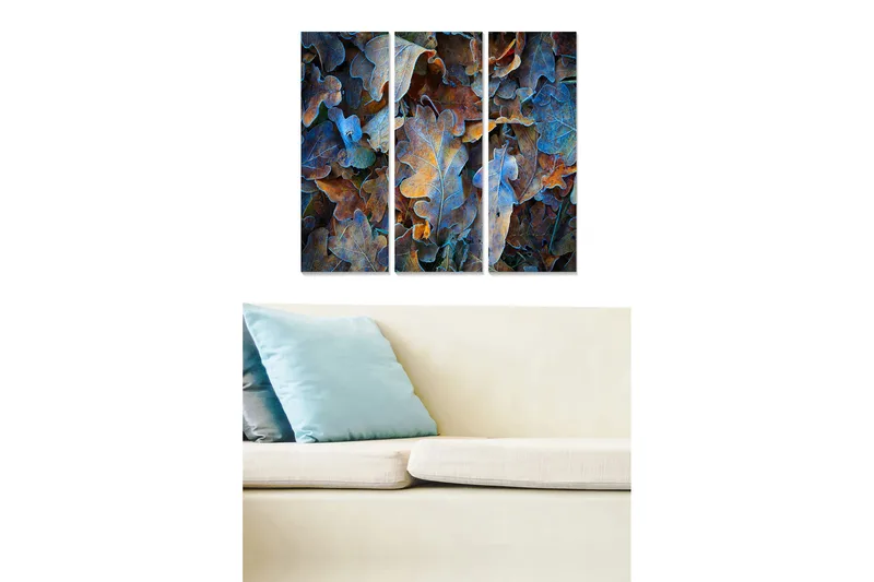 Tavla Floral 3-pack Flerfärgad, 20x50 cm