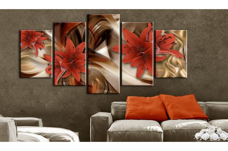 Tavla Flower Nebula 200x100 - Artgeist sp. z o. o. - Inredning & dekor - Tavlor & konst - Canvastavla