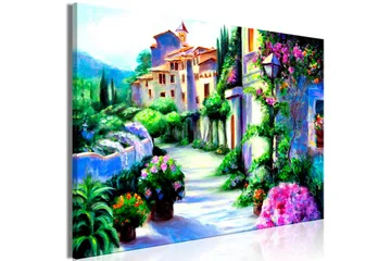 Tavla Flower Street (1 Part) Wide 90x60 - Artgeist sp. z o. o. - Inredning & dekor - Tavlor & konst - Canvastavla