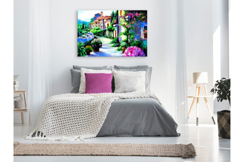 TAVLA Flower Street (1 Part) Wide 90x60, Artgeist sp. z o. o.