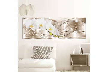 Tavla Flowering 1 Part Narrow Beige 135x45 - Artgeist sp. z o. o. - Inredning & dekor - Tavlor & konst - Canvastavla