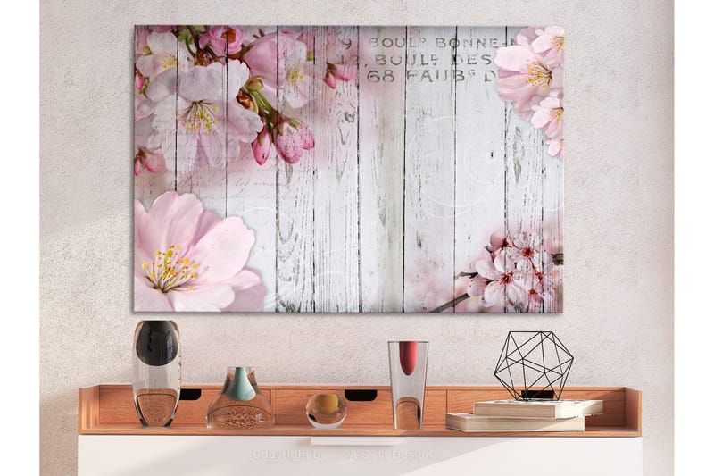 Tavla Flowers on Boards (1 Part) Wide 120x80, Artgeist sp. z o. o.