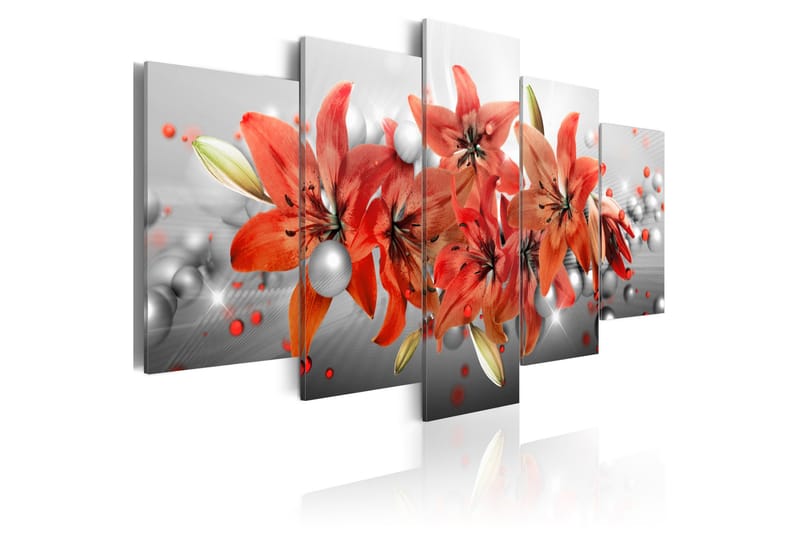 Tavla Flowery Battle 100x50, Artgeist sp. z o. o.