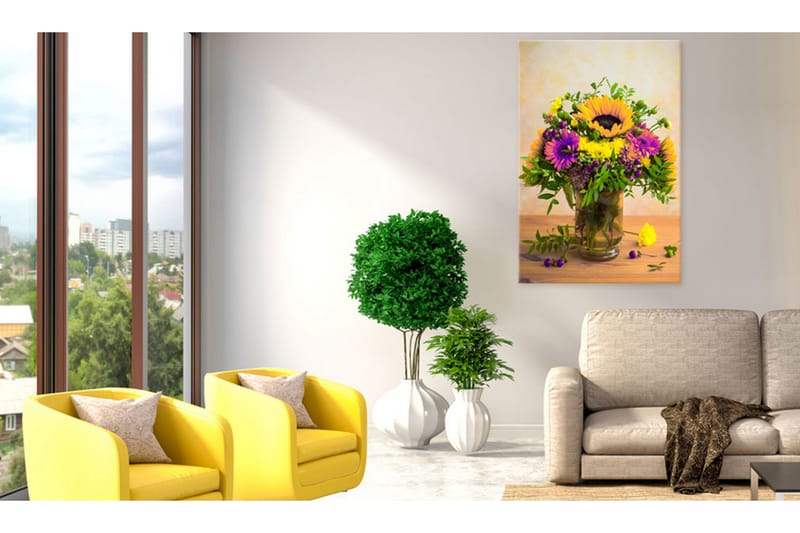 TAVLA Flowery Charm 60x90 - Artgeist sp. z o. o. - Inredning & dekor - Tavlor & konst - Canvastavla