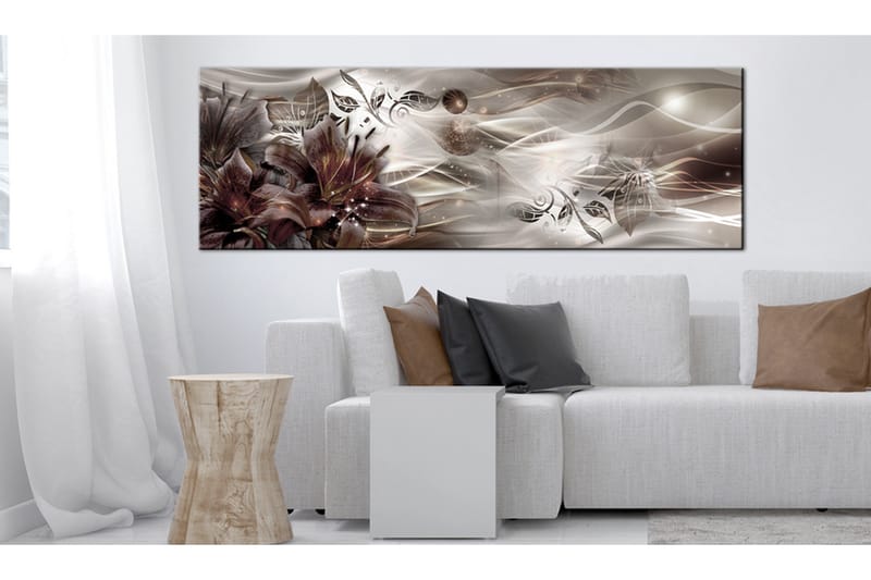 Tavla Flowery Galaxy 150X50 Flerfärgad - Artgeist sp. z o. o. - Inredning & dekor - Tavlor & konst - Canvastavla