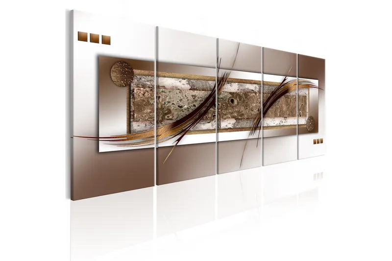 Tavla Foreign Planet 225X90 Brun|Vit, Artgeist sp. z o. o.