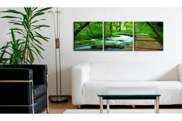 Tavla Forest Broadwalk Triptych 120x40 - Artgeist sp. z o. o. - Inredning & dekor - Tavlor & konst - Canvastavla