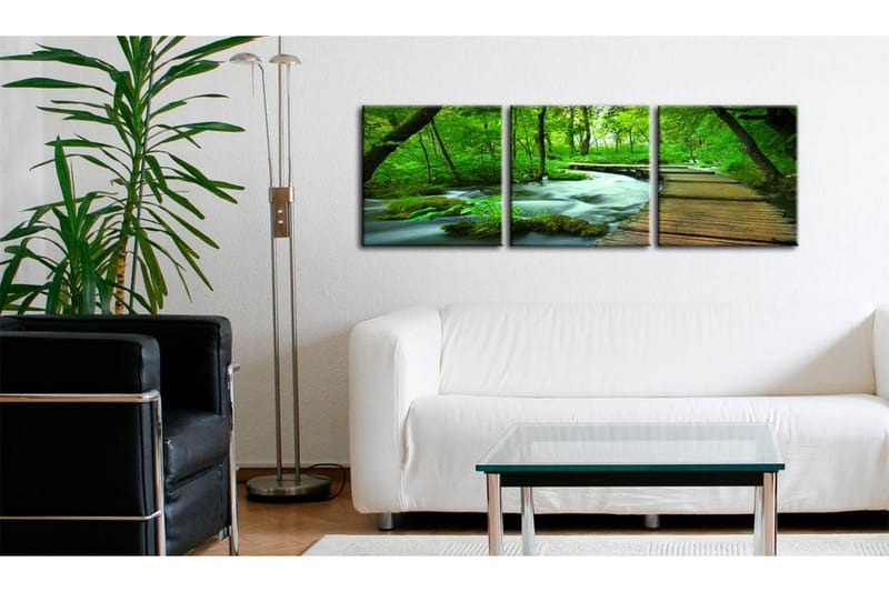 Tavla Forest Broadwalk Triptych 120x40 - Artgeist sp. z o. o. - Inredning & dekor - Tavlor & konst - Canvastavla