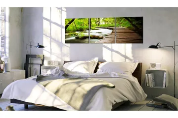 Tavla Forest Brook 90x30 - Artgeist sp. z o. o. - Inredning & dekor - Tavlor & konst - Canvastavla
