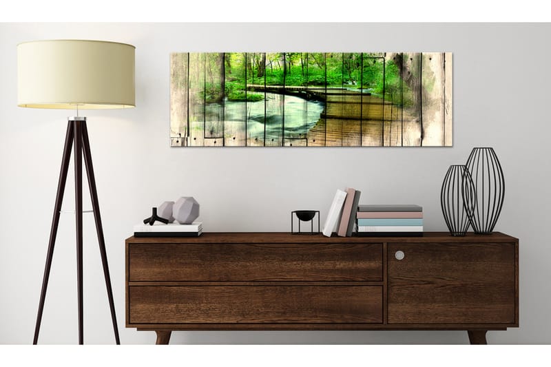Tavla Forestry Memories 120x40 - Artgeist sp. z o. o. - Inredning & dekor - Tavlor & konst - Canvastavla