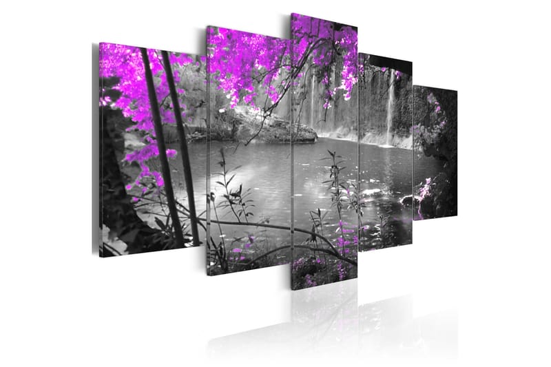 Tavla Forgotten Lake 200X100 Lila - Artgeist sp. z o. o. - Inredning & dekor - Tavlor & konst - Canvastavla