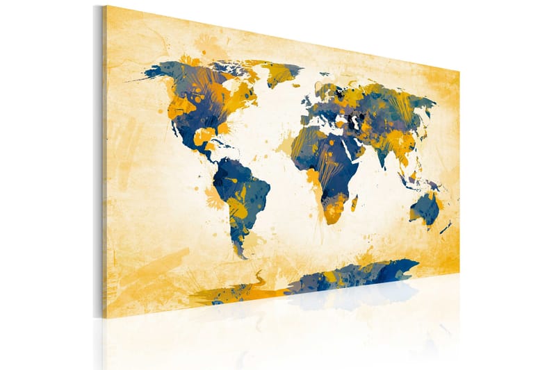 Tavla Four corners of the World 120x80, Artgeist sp. z o. o.