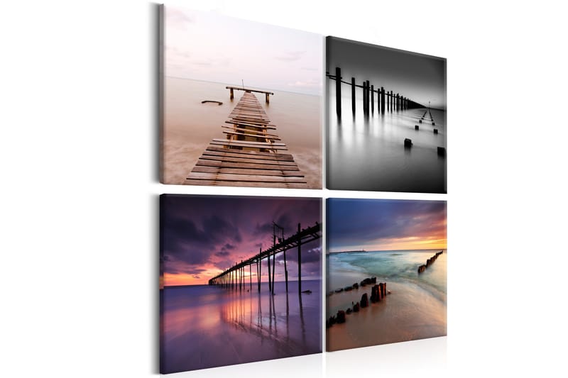 Tavla Four Views 40x40, Artgeist sp. z o. o.