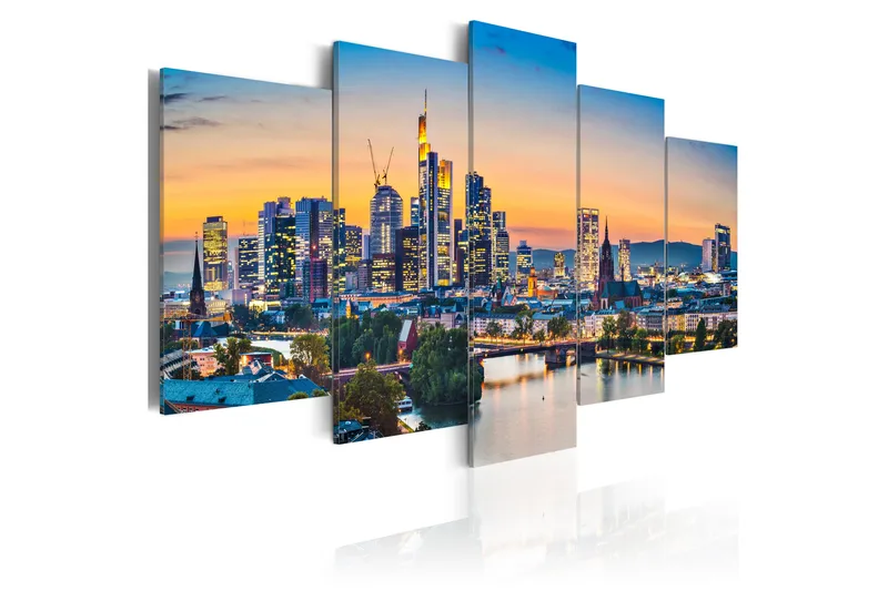 Tavla Frankfurt Am Main Germany 200X100 Flerfärgad, Artgeist sp. z o. o.