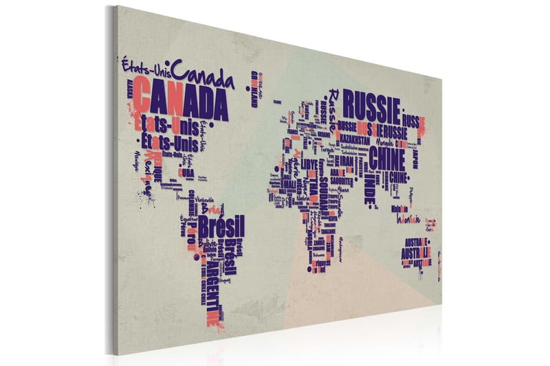 Tavla Franska resor 120x80, Artgeist sp. z o. o.