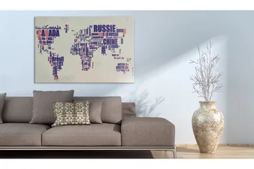 Tavla Franska Resor 90x60 - Artgeist sp. z o. o. - Inredning & dekor - Tavlor & konst - Canvastavla