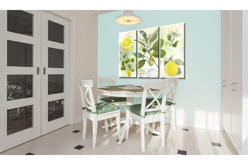 TAVLA Fruit: lemon 90x60 - Artgeist sp. z o. o. - Inredning & dekor - Tavlor & konst - Canvastavla