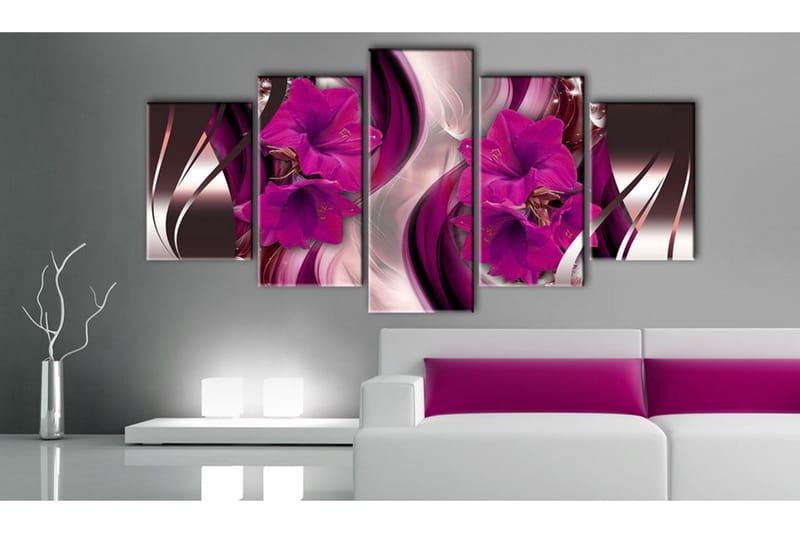 Tavla Fuchsia Evening 100x50 - Artgeist sp. z o. o. - Inredning & dekor - Tavlor & konst - Canvastavla