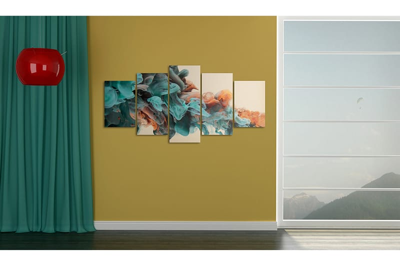 Tavla Fury Av Färger 200X100 Flerfärgad - Artgeist sp. z o. o. - Inredning & dekor - Tavlor & konst - Canvastavla