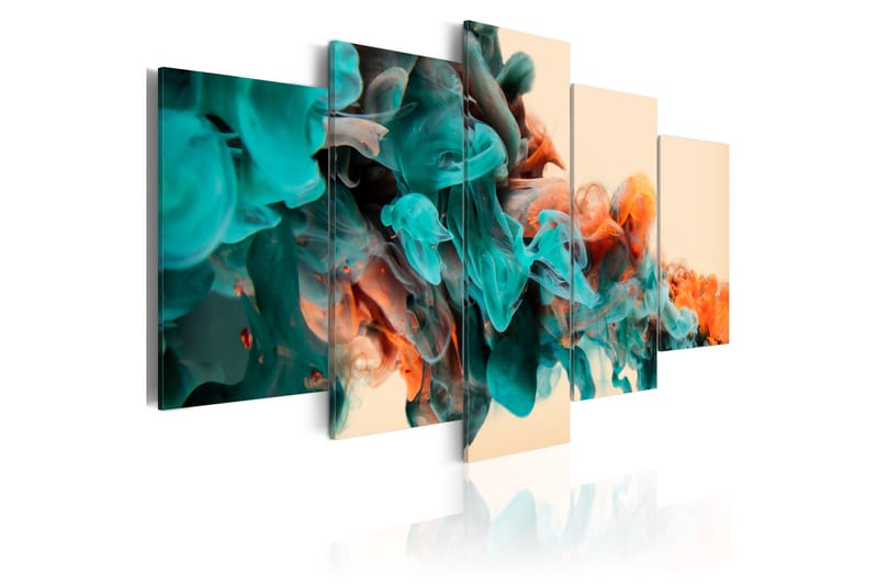 Artgeist sp. z o. o. Tavla Fury Av Färger 200X100 Flerfärgad