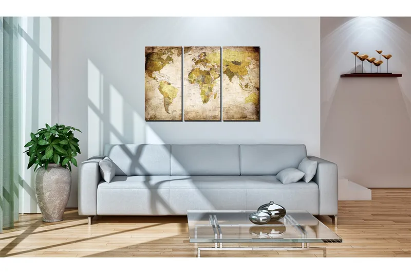 Tavla Gamla Kontinenter 120x80 - Artgeist sp. z o. o. - Inredning & dekor - Tavlor & konst - Canvastavla
