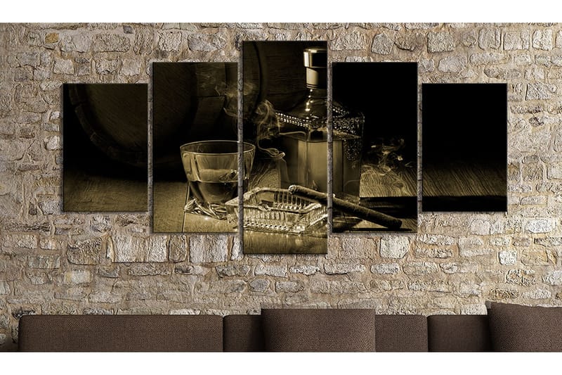 Tavla Gentlemen's Evening Ii 200x100 - Artgeist sp. z o. o. - Inredning & dekor - Tavlor & konst - Canvastavla