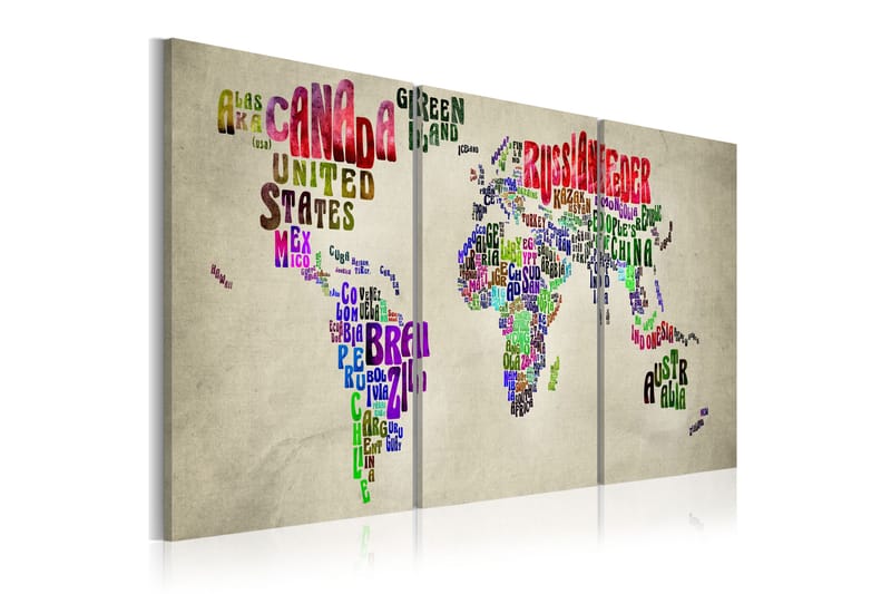 Tavla Geografi Lektion 120x60, Artgeist sp. z o. o.