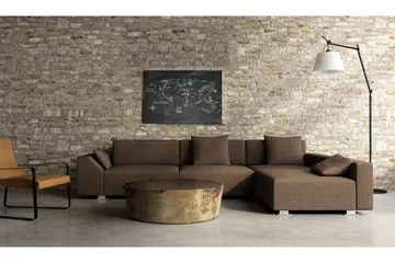 Tavla Geografi lektion (tjeckiska språket) 120x80 - Artgeist sp. z o. o. - Inredning & dekor - Tavlor & konst - Canvastavla