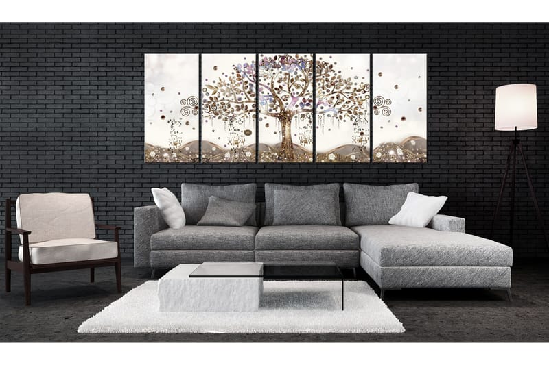 Tavla Geometric Tree 200x80 - Artgeist sp. z o. o. - Inredning & dekor - Tavlor & konst - Canvastavla