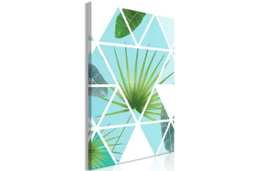 Tavla Geometric Palm (1 Part) Vertical 40x60 - Artgeist sp. z o. o. - Inredning & dekor - Tavlor & konst - Canvastavla