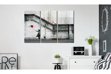 Tavla Girl With A Balloon By Banksy 120x80 - Artgeist sp. z o. o. - Inredning & dekor - Tavlor & konst - Canvastavla