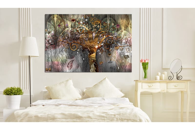 Tavla Gold Tree 90X60 Flerfärgad - Artgeist sp. z o. o. - Inredning & dekor - Tavlor & konst - Canvastavla