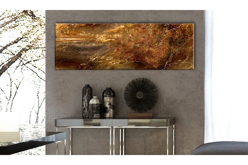 Tavla Golden Citadel 120X40 Brun - Artgeist sp. z o. o. - Inredning & dekor - Tavlor & konst - Canvastavla