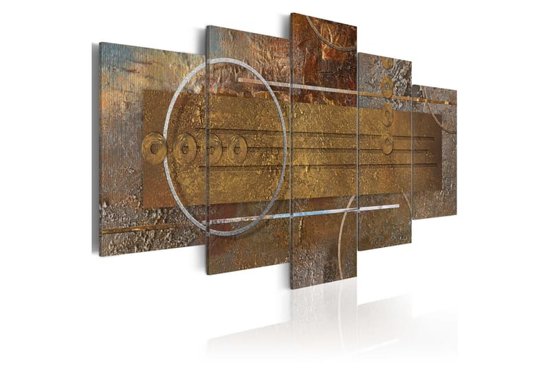 Tavla Golden Depths 100X50 Brun - Artgeist sp. z o. o. - Inredning & dekor - Tavlor & konst - Canvastavla