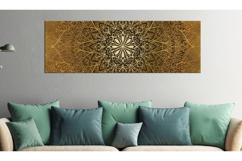 Tavla Golden Finesse 120X40 Brun - Artgeist sp. z o. o. - Inredning & dekor - Tavlor & konst - Canvastavla