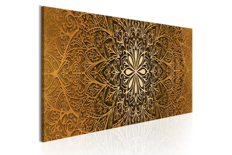 Tavla Golden Finesse 120X40 Brun, Artgeist sp. z o. o.