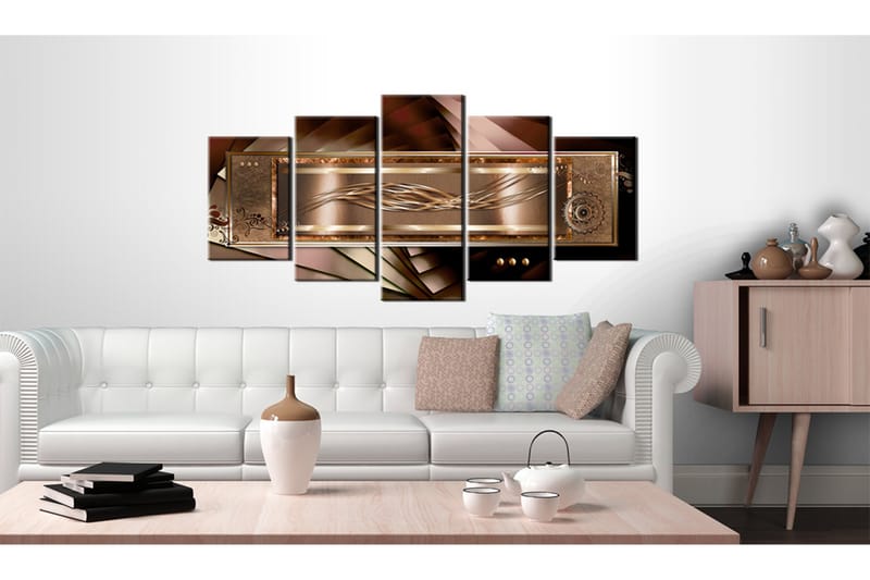 Tavla Golden Gentleness 200X100 Brun - Artgeist sp. z o. o. - Inredning & dekor - Tavlor & konst - Canvastavla