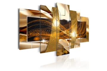 Tavla Golden Lava 100X50 Vit