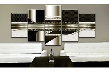 Tavla Golden Line 200x100 - Artgeist sp. z o. o. - Inredning & dekor - Tavlor & konst - Canvastavla