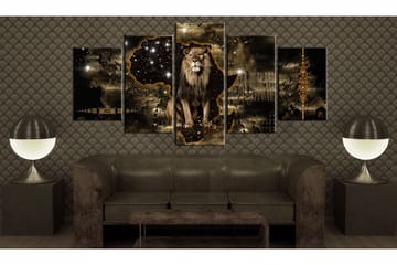 Tavla Golden Lion 200x100 - Artgeist sp. z o. o. - Inredning & dekor - Tavlor & konst - Canvastavla