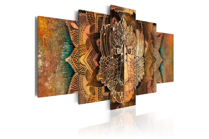 Tavla Golden Monkey 100X50 Brun|Flerfärgad - Artgeist sp. z o. o. - Inredning & dekor - Tavlor & konst - Canvastavla