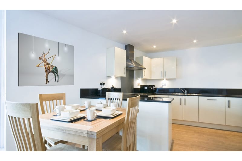 Tavla Golden Rådjur 60x40 - Artgeist sp. z o. o. - Inredning & dekor - Tavlor & konst - Canvastavla