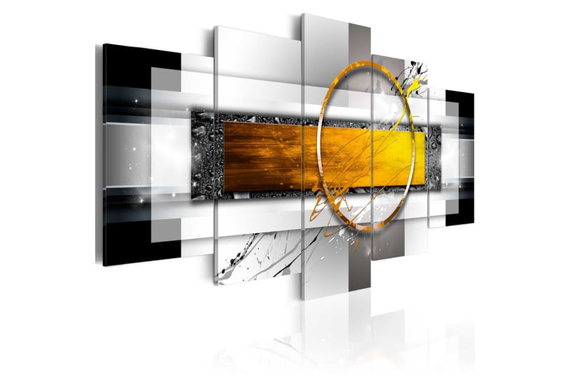 Tavla Golden Shot 200X100 Vit, Artgeist sp. z o. o.