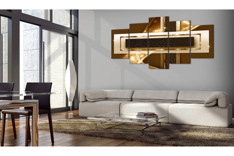 Tavla Golden Streak 200x100 - Artgeist sp. z o. o. - Inredning & dekor - Tavlor & konst - Canvastavla