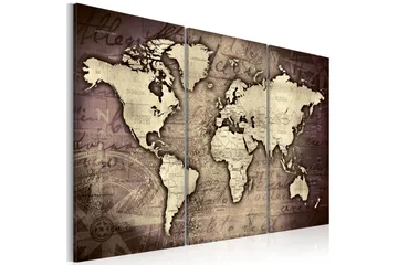 Tavla Golden Travels 120x80 - Artgeist sp. z o. o. - Inredning & dekor - Tavlor & konst - Canvastavla