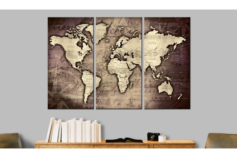 Tavla Golden Travels 90x60, Artgeist sp. z o. o.