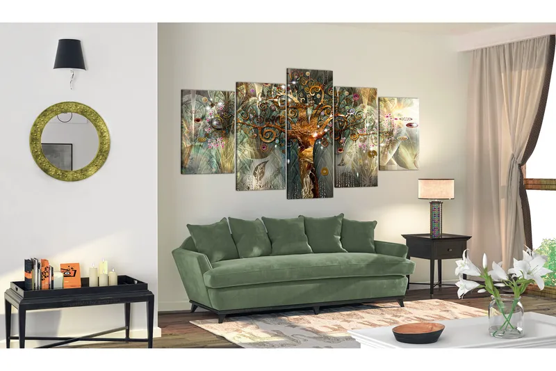 Tavla Golden Tree Ii 200X100 Flerfärgad - Artgeist sp. z o. o. - Inredning & dekor - Tavlor & konst - Canvastavla