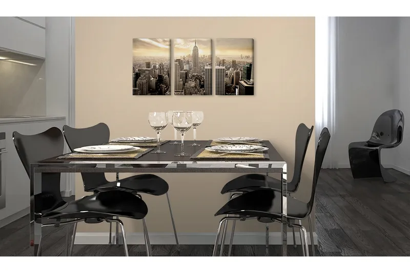 Tavla Good Morning Nyc! 60X30 Flerfärgad Städer - Artgeist sp. z o. o. - Inredning & dekor - Tavlor & konst - Canvastavla