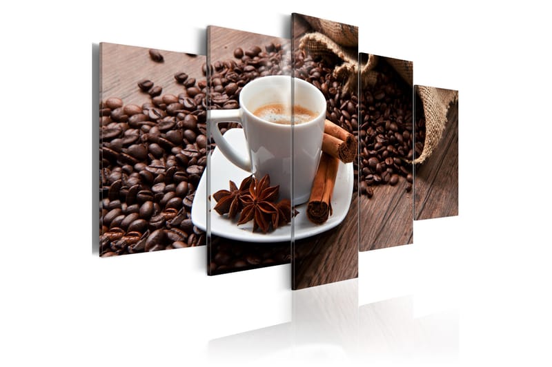 Tavla Good Start To The Day 100X50 Brun|Vit, Artgeist sp. z o. o.